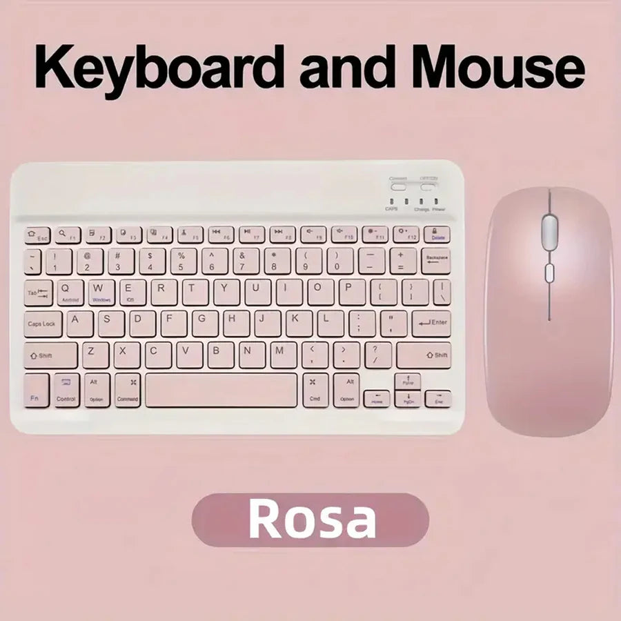 teclado y ratón inalámbrico portátil,