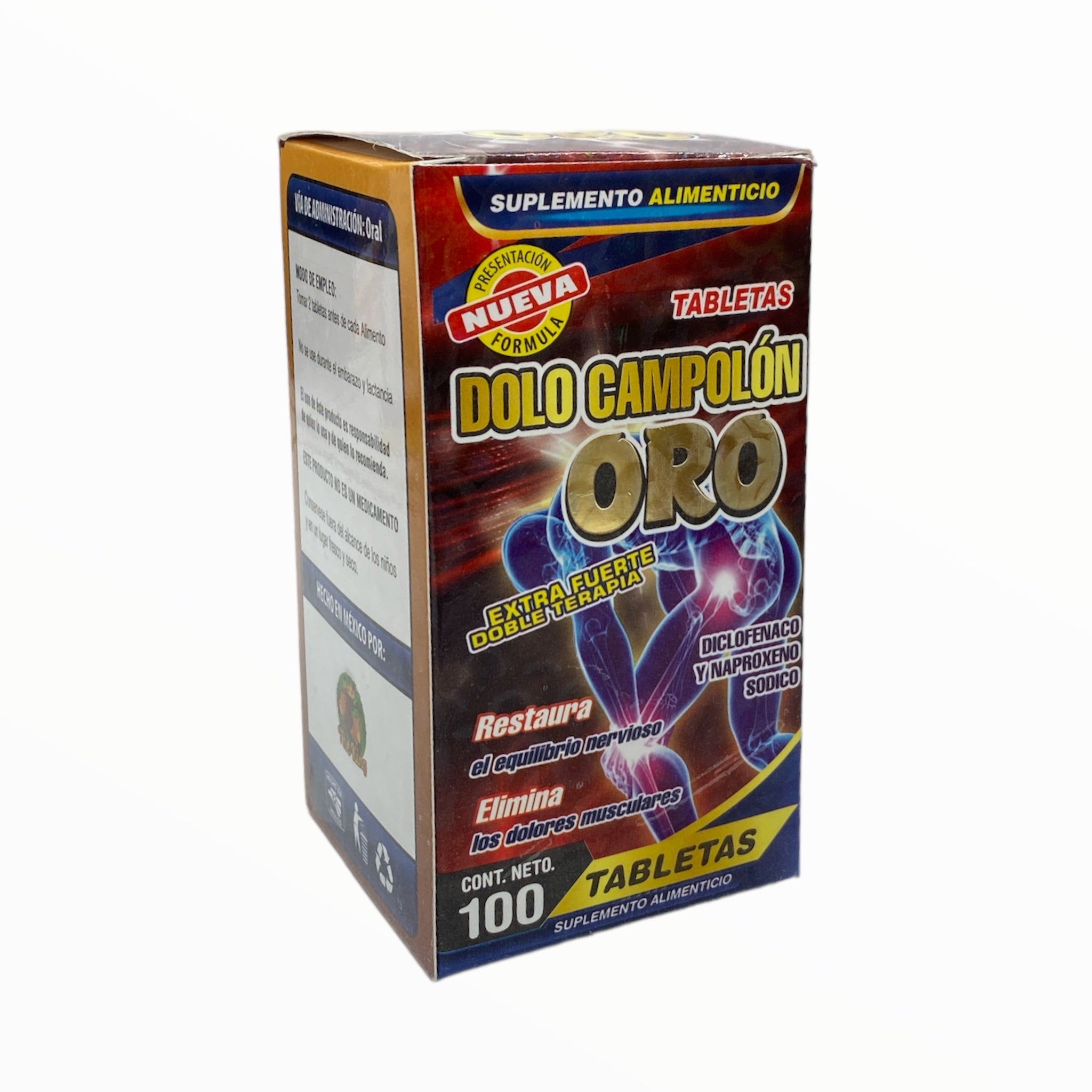 TAB  DOLO CAMPOLON ORO C/ 100 THE KING