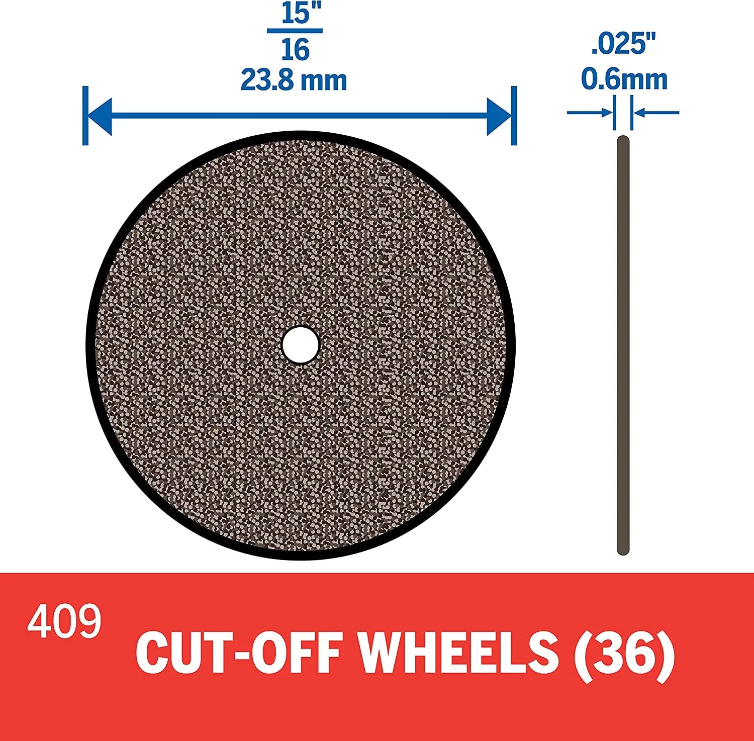 Dremel 409 Ruedas de corte 36 piezas