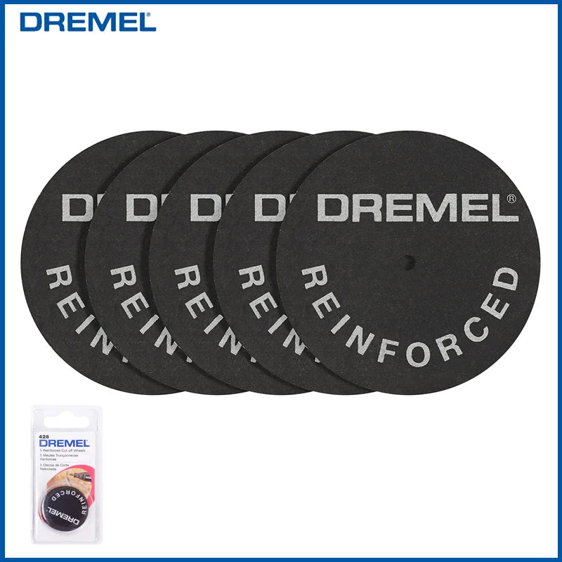Dremel-ruedas de corte reforzadas de fibra de vidrio 426
