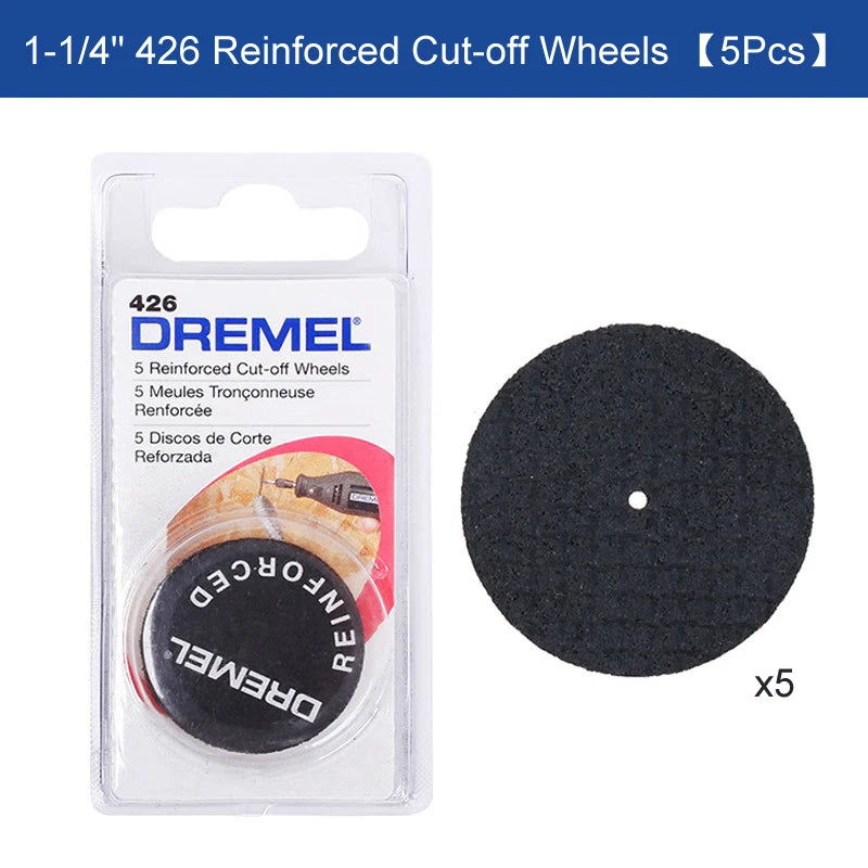 Dremel-ruedas de corte reforzadas de fibra de vidrio 426