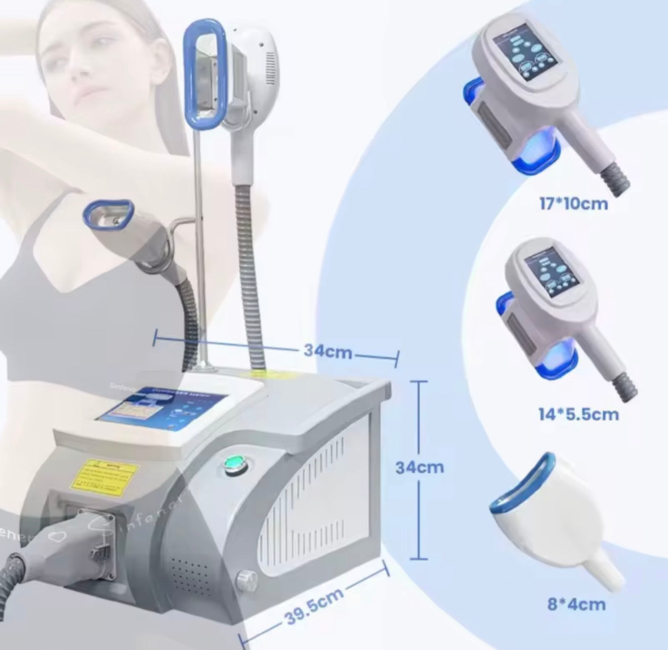 Máquina de Criolipólisis en Frío 3 Manerales – Quema de Grasa Localizada y Lifting Facial sin Cirugía