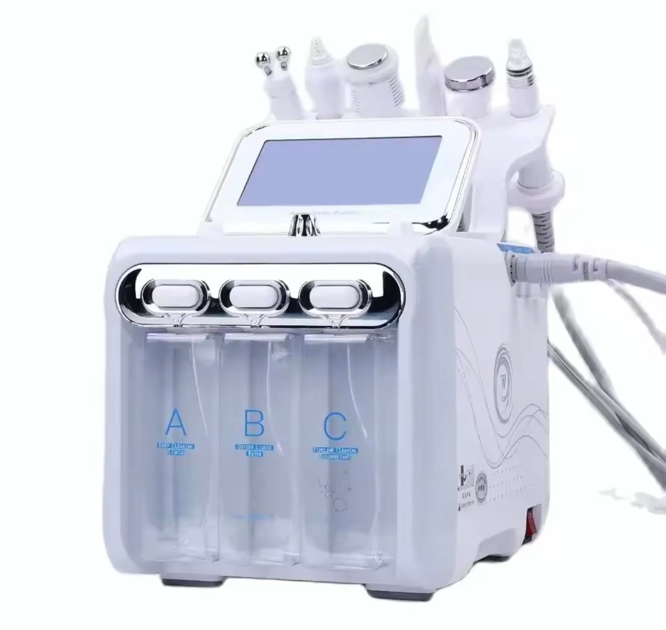 hidrodermoabrasión de oxígeno y hidrógeno