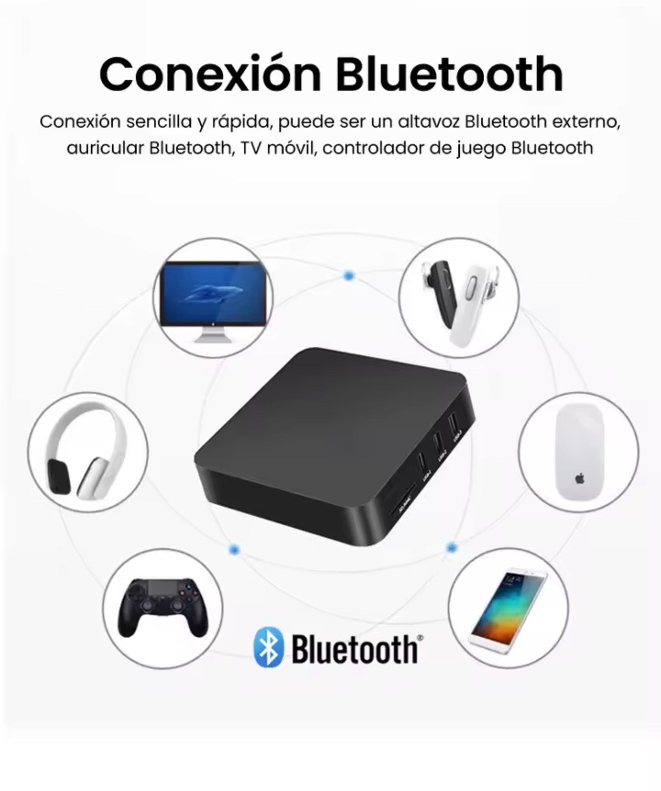 Caja de TV Android MXQ Pro 5G 4K (2GB+16GB)