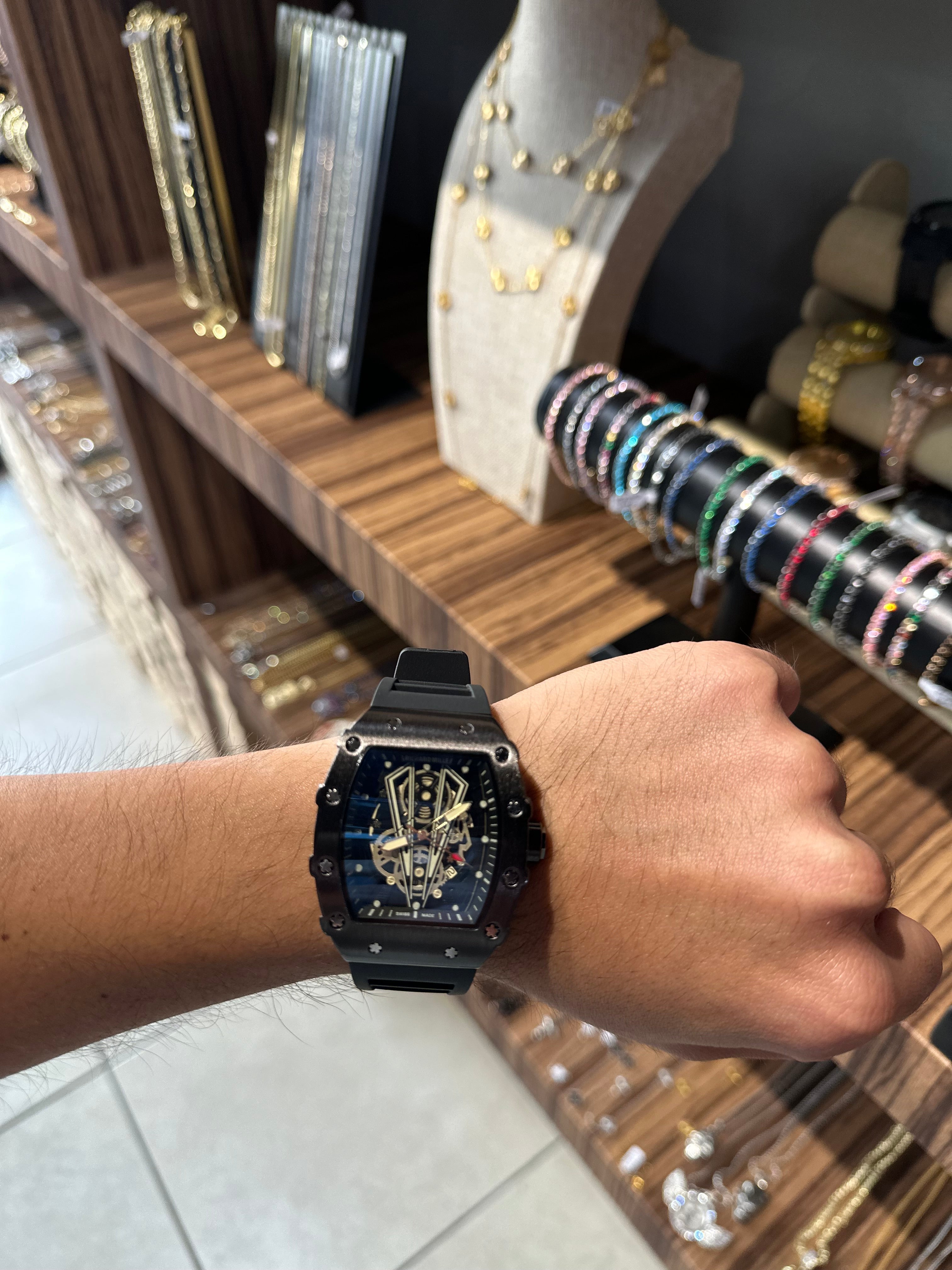Reloj RM Negro
