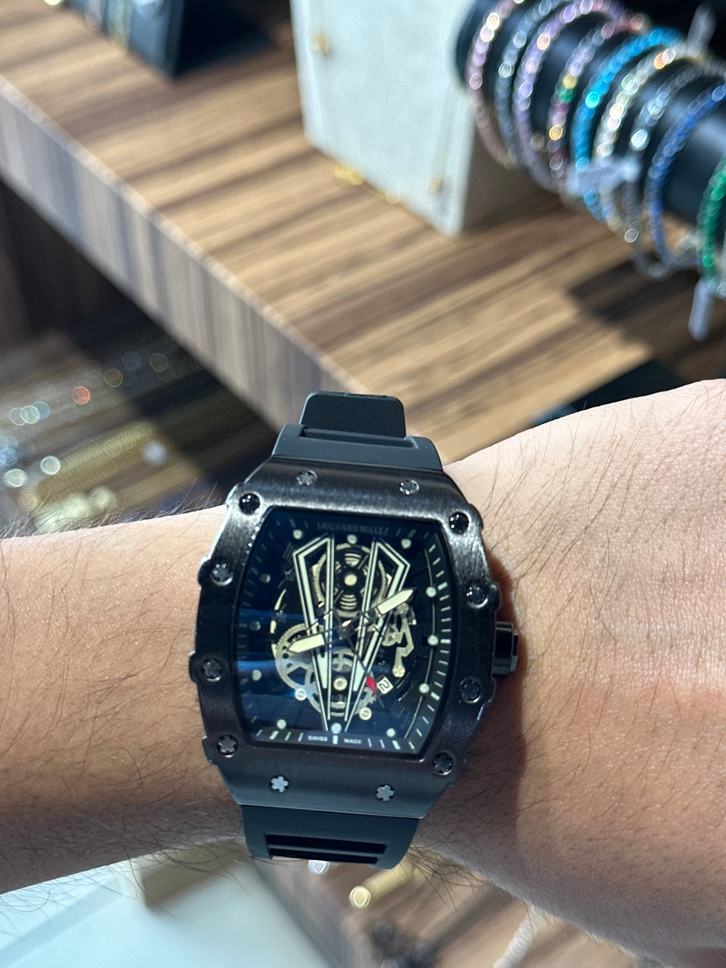 Reloj RM Negro