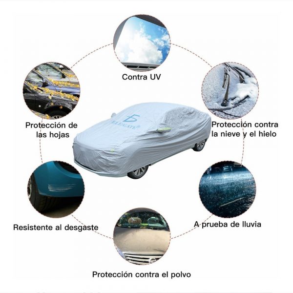 Cubierta Funda Protector Impermeable Con Reflectantes 4.7M