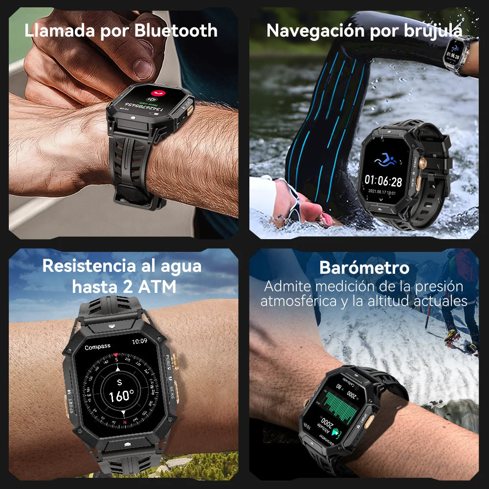 reloj inteligente deportivo resistente al agua