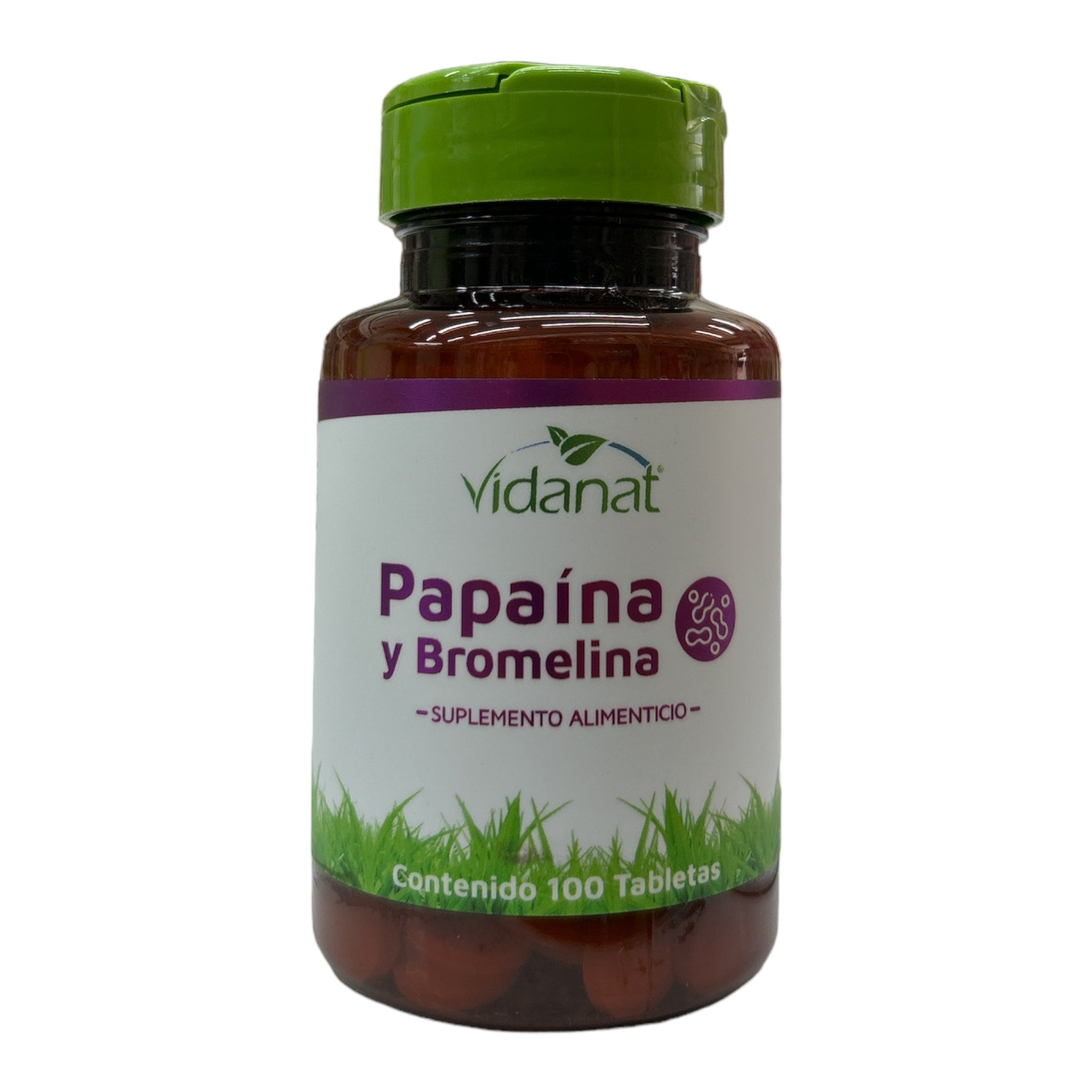 TAB ENZIMAX BROMELINA Y PAPAINA C/ 100 VIDANAT