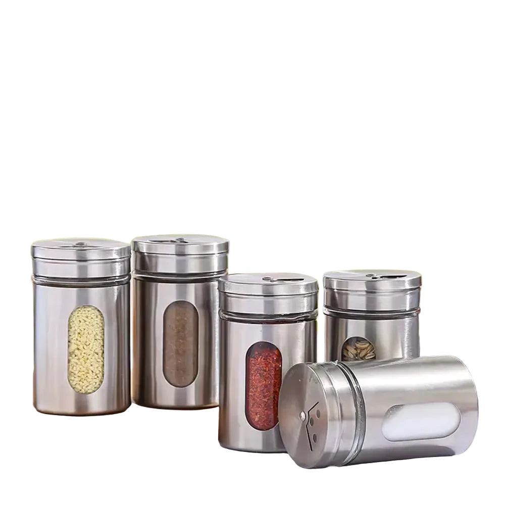 Especiero. Salero Pimentero de vidrio.