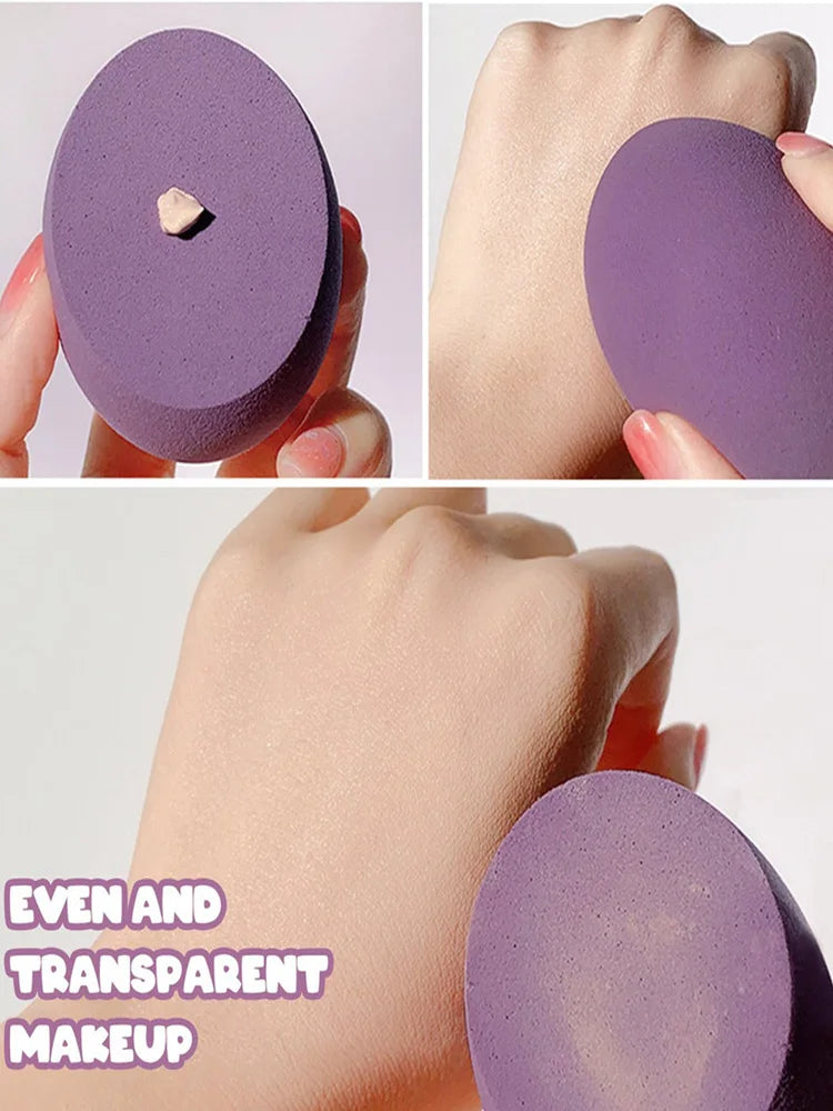 Esponjas Para Maquillaje 4 Pzs Bases Polvos Uso Seco Humedo