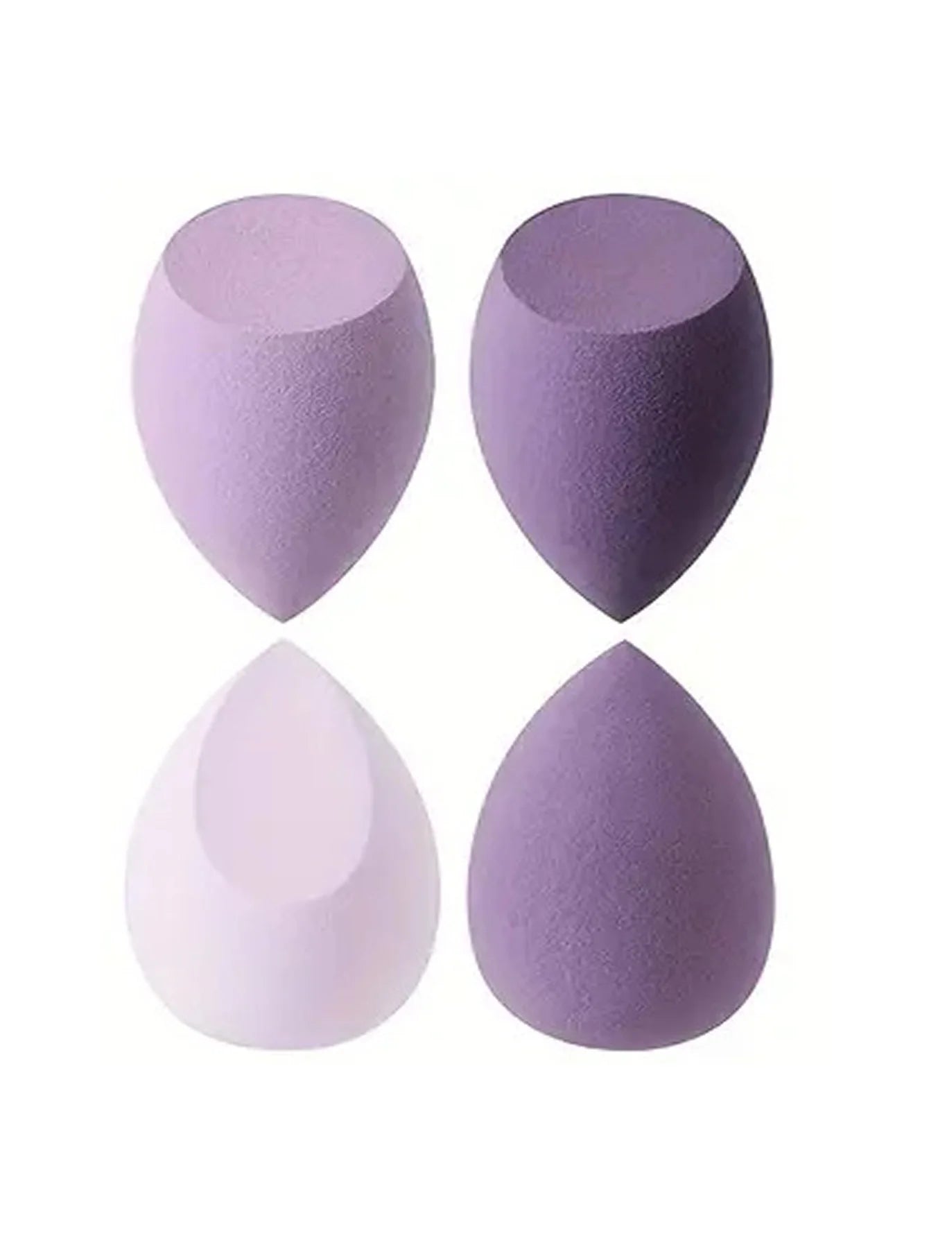 Esponjas Para Maquillaje 4 Pzs Bases Polvos Uso Seco Humedo