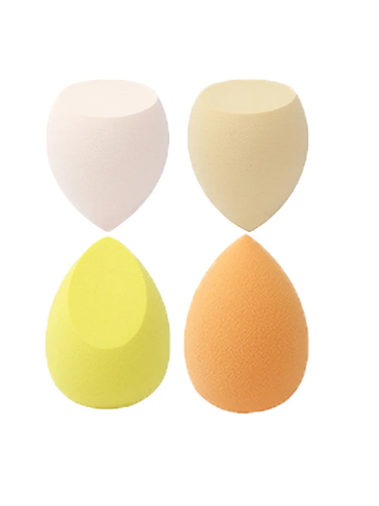 Esponjas Para Maquillaje 4 Pzs Bases Polvos Uso Seco Humedo