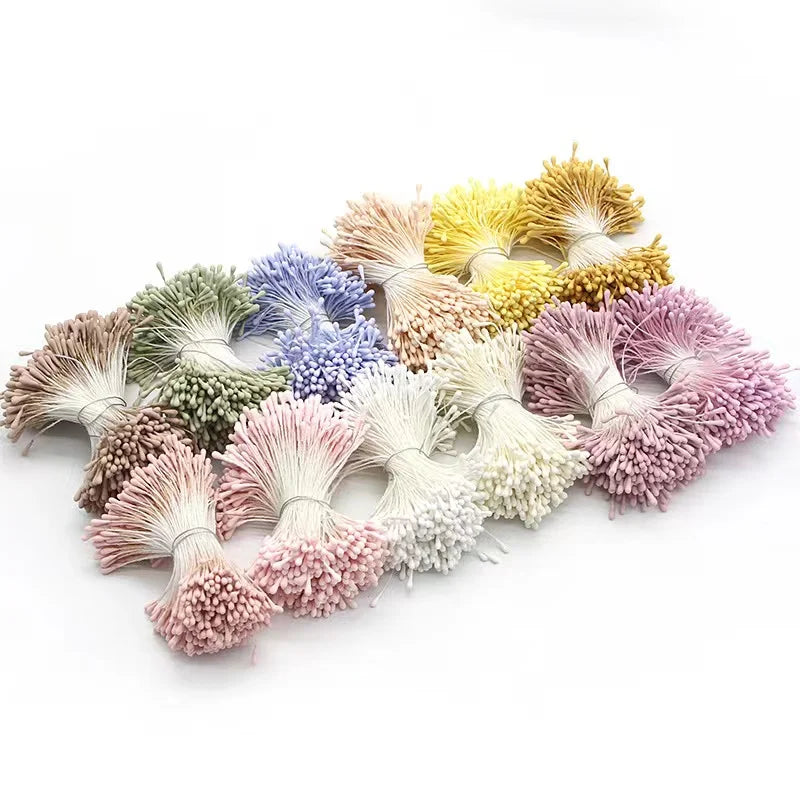 corona de flores artificiales DIY