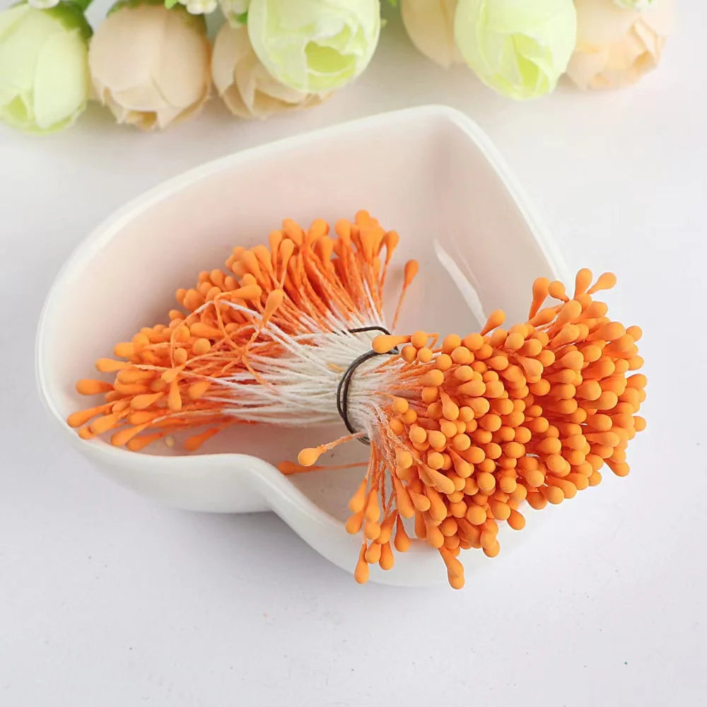 corona de flores artificiales DIY