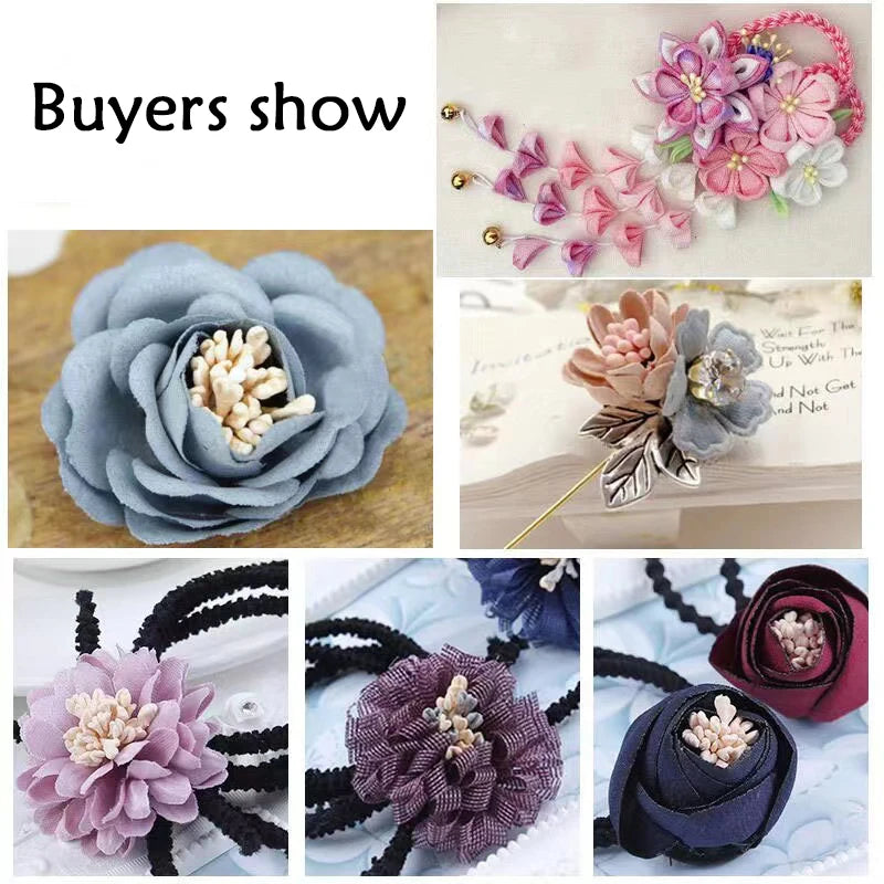 corona de flores artificiales DIY