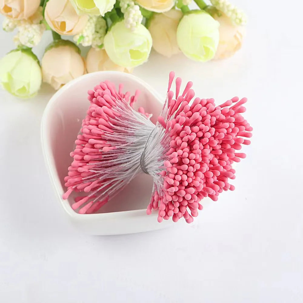 corona de flores artificiales DIY