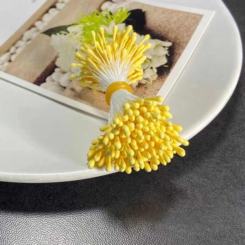 corona de flores artificiales DIY