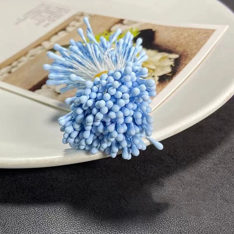 corona de flores artificiales DIY