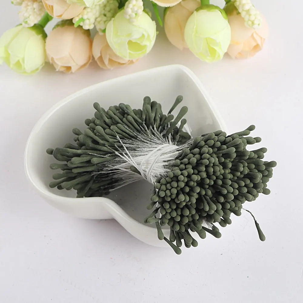 corona de flores artificiales DIY