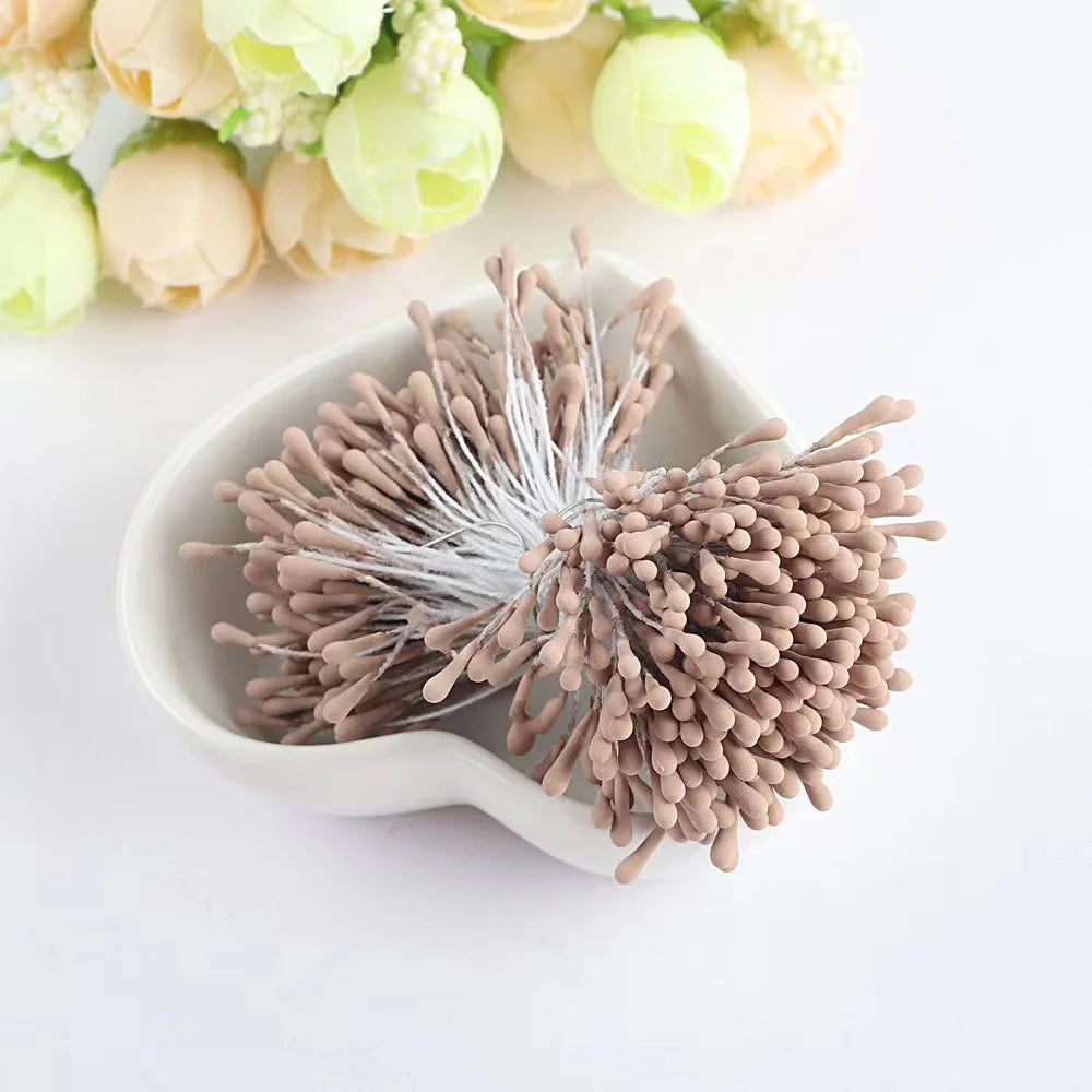 corona de flores artificiales DIY
