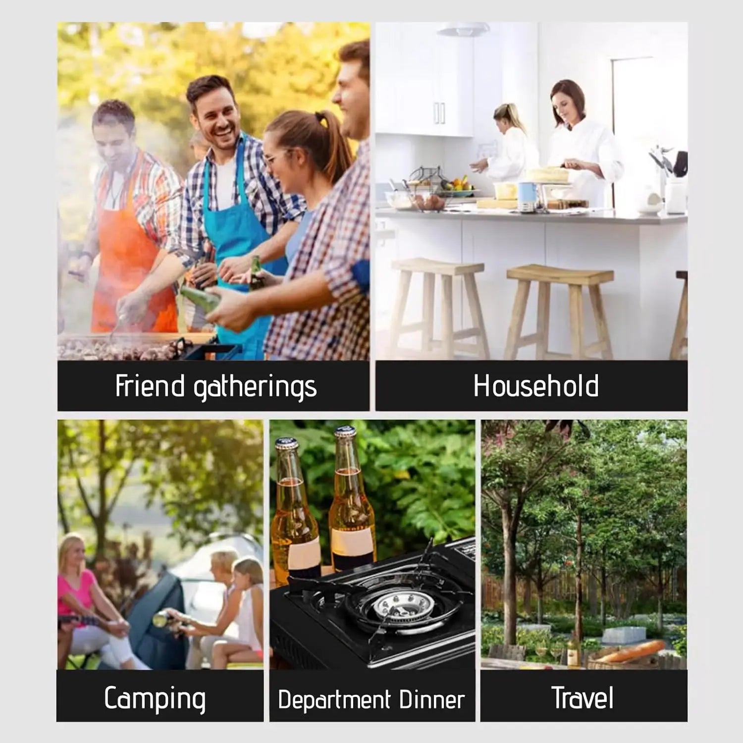 Estufa Portatil de gas Practica Pequeña