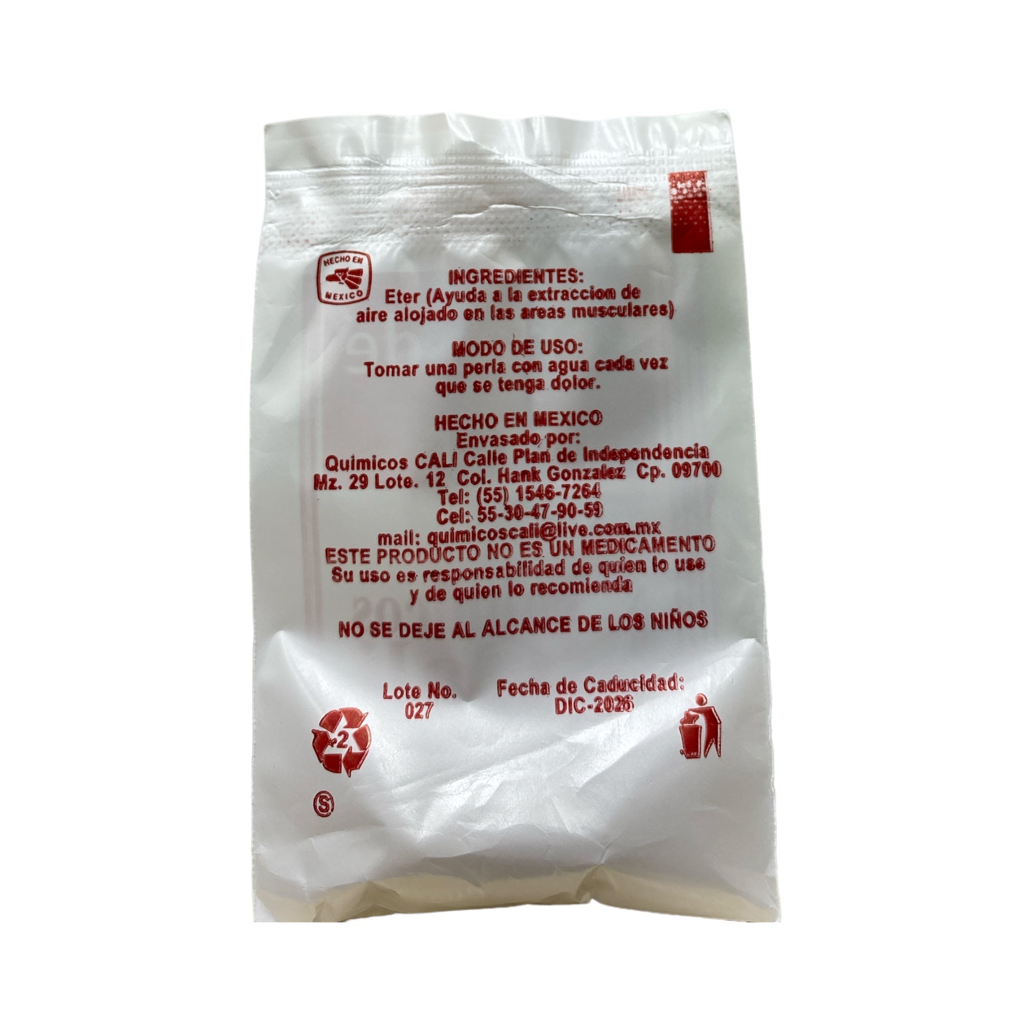 PERLAS DE ETER BOLSITA C/ 3