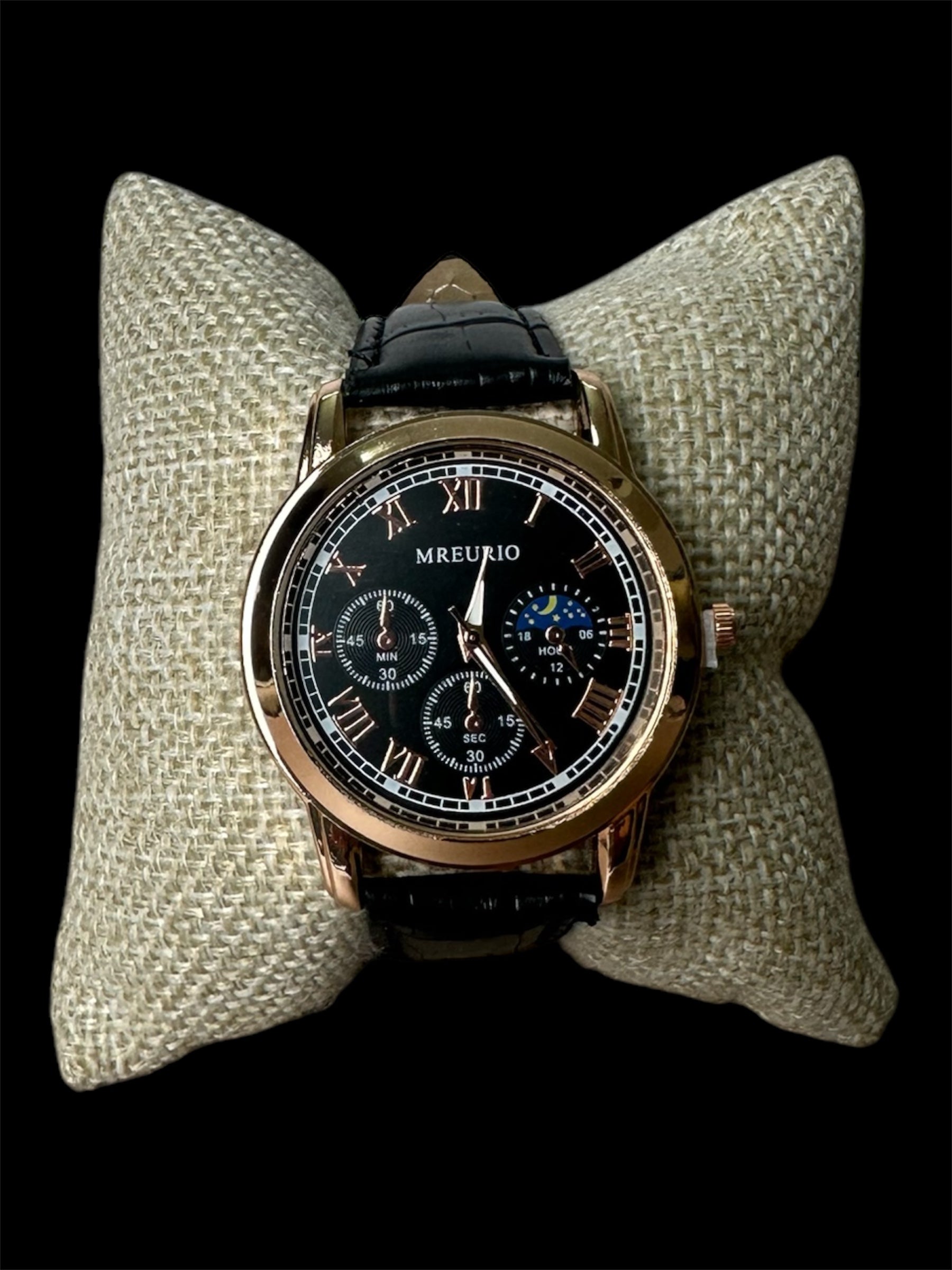 Reloj Negro Rosa MR