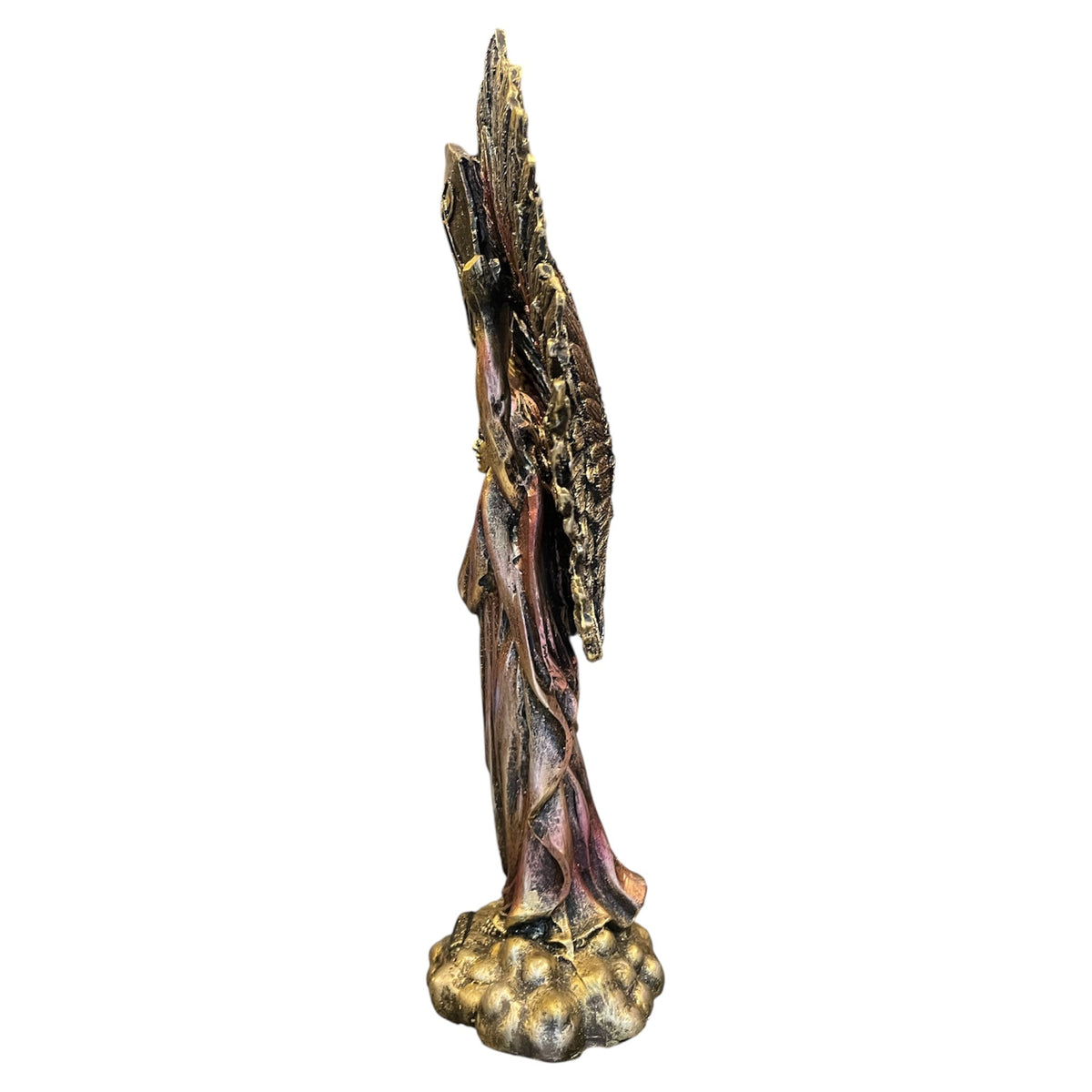 Metatron Arcangel Resina Nacional Pintado A Mano 32 Cm