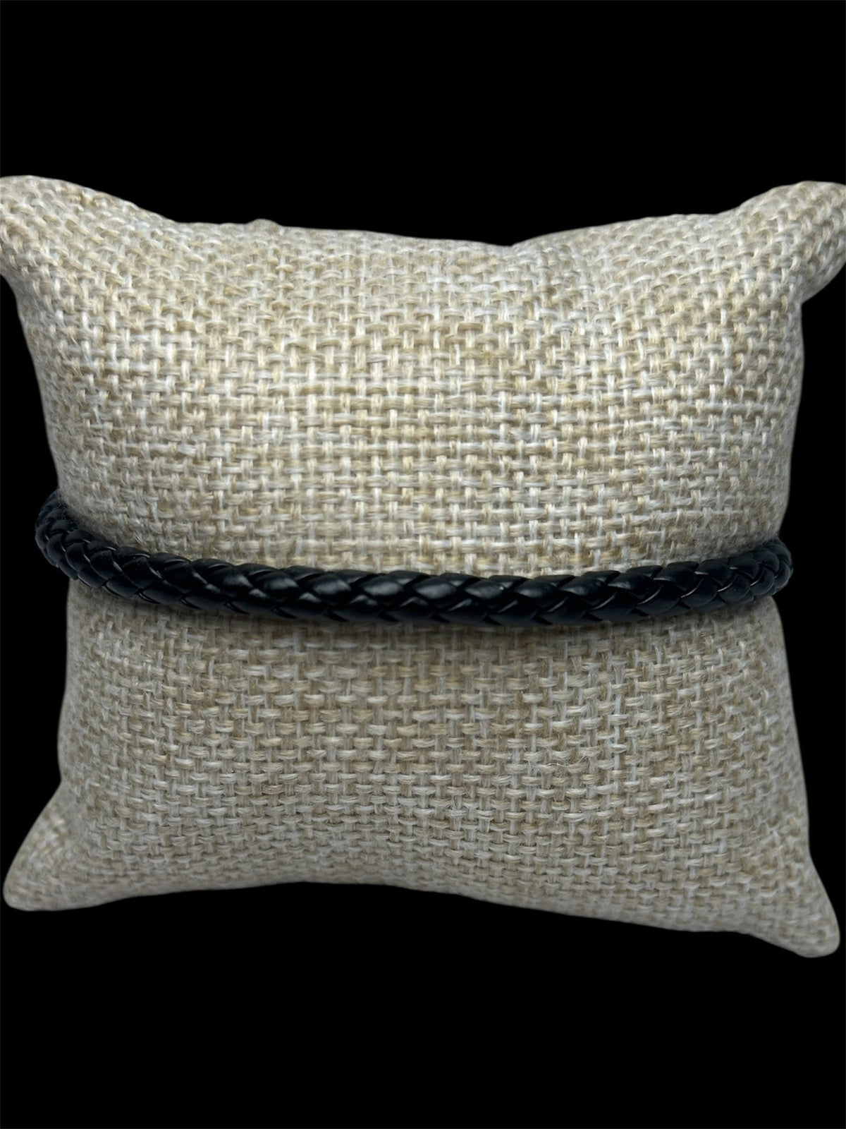 Pulsera Negra Cuero