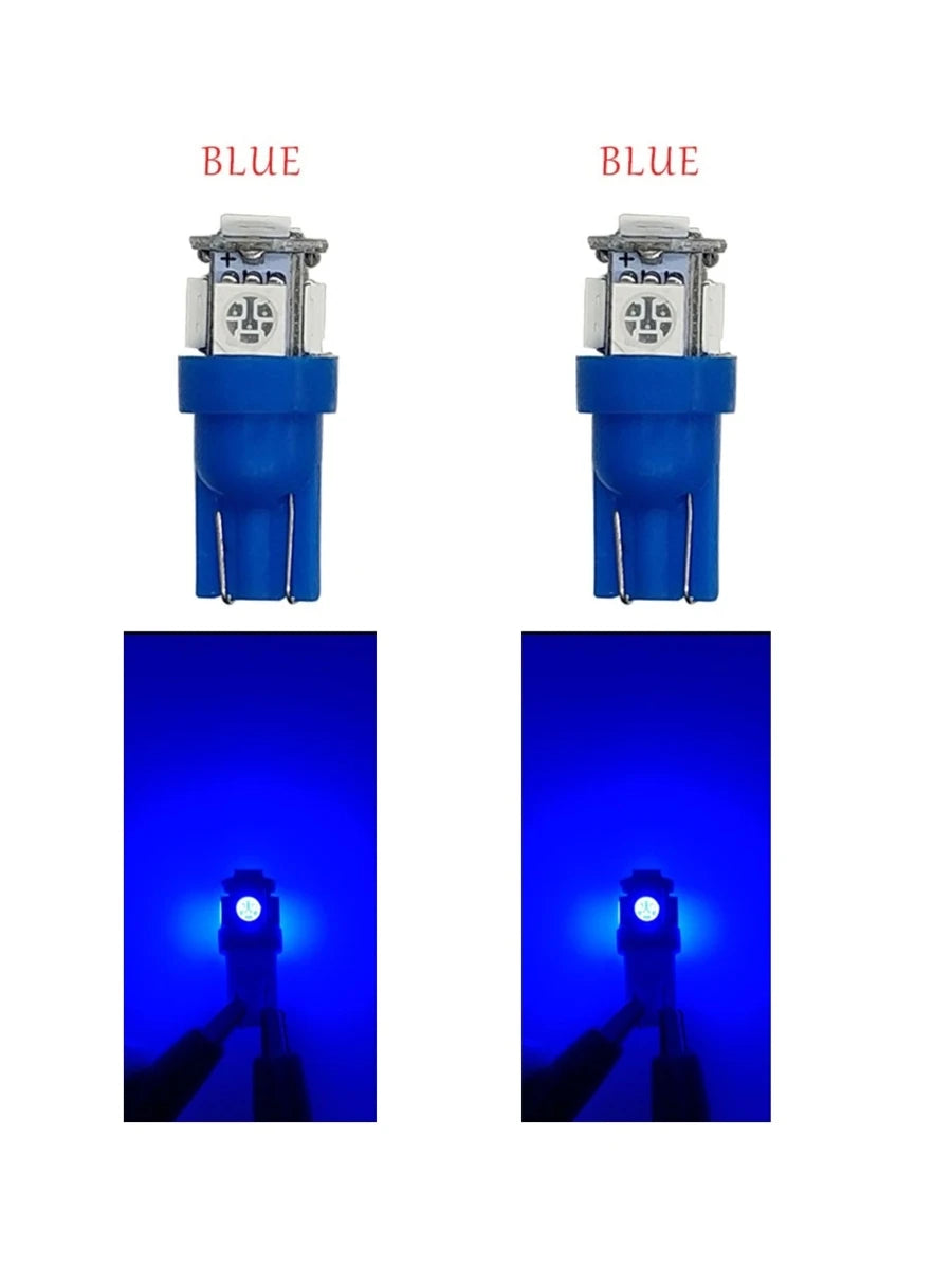 Focos LED T10 tipo pellizco para coche o moto universales