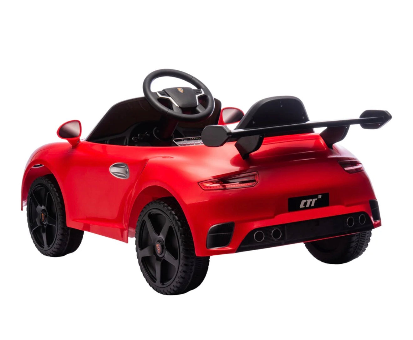 Carro Eléctrico Montable Tipo Deportivo Porsche Con Luces