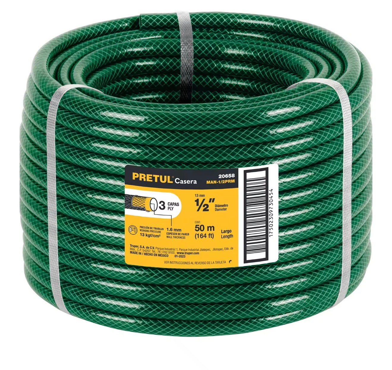 Manguera para jardín Pretul Casera 1/2” x 50 m