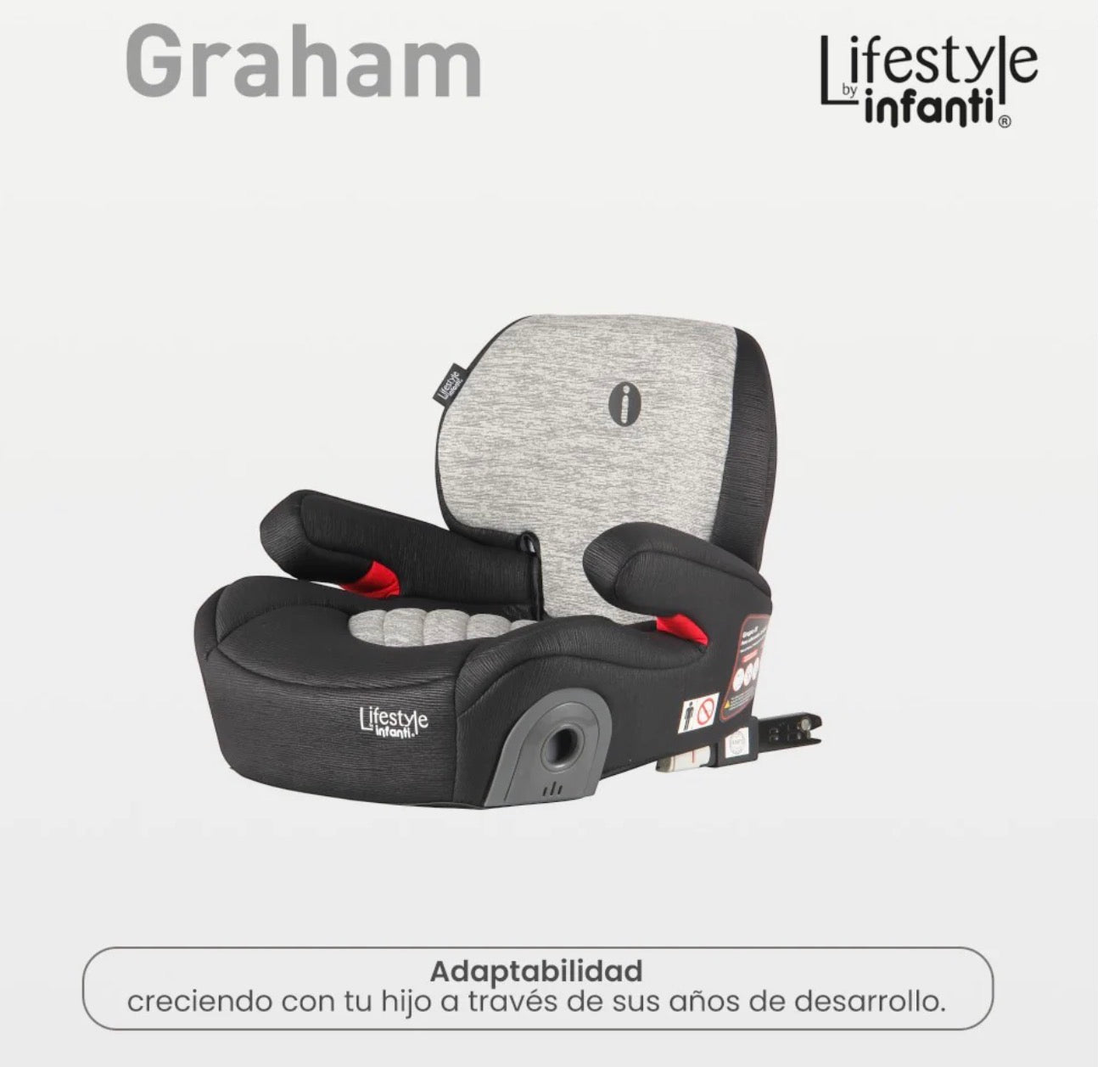 Autoasiento Booster Graham Lifestyle By Infanti