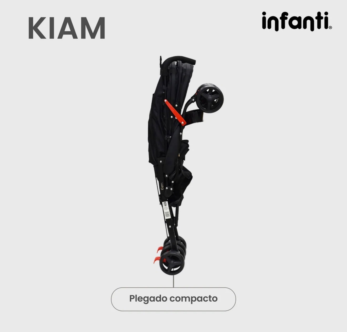 Carriola Para Bebe Kiam Compacta, Ligera, Plegable