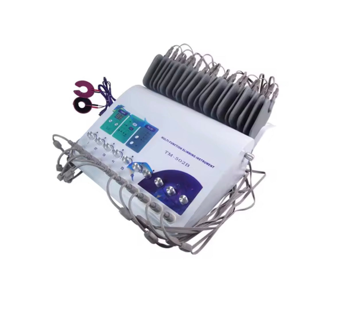 Nuevo Estimulador muscular eléctrico profesional TM502B 2 en 1
