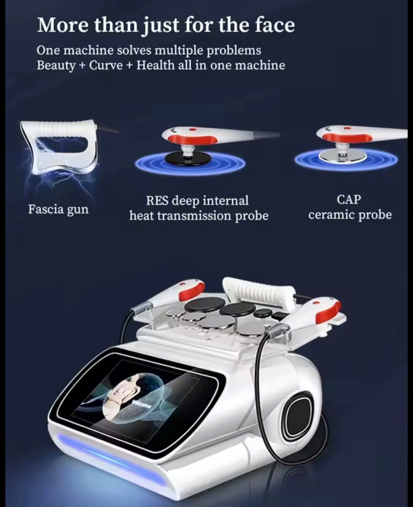 Lo mas nuevo adelgazamiento corporal Tecar 448k, estiramiento de la piel, antiarrugas equipo facial