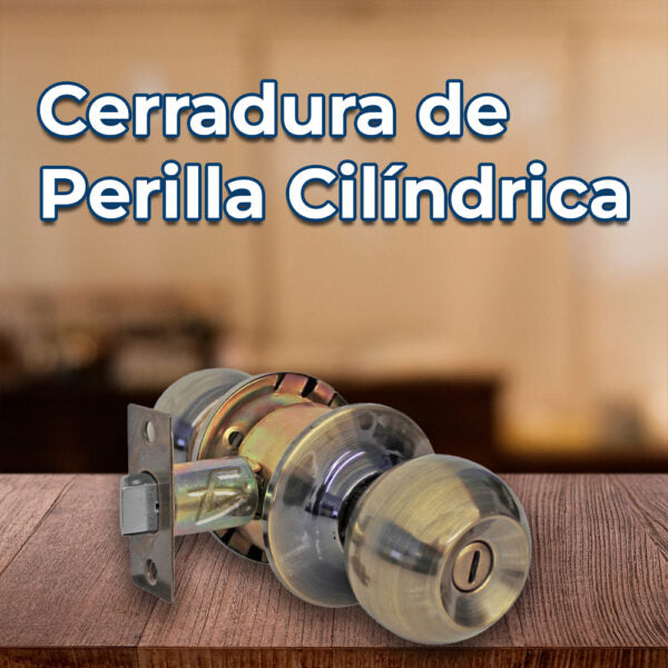 Cerradura Para Baño Latón Antiguo