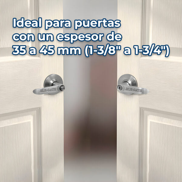 Cerradura Para Baño Níquel Satinado
