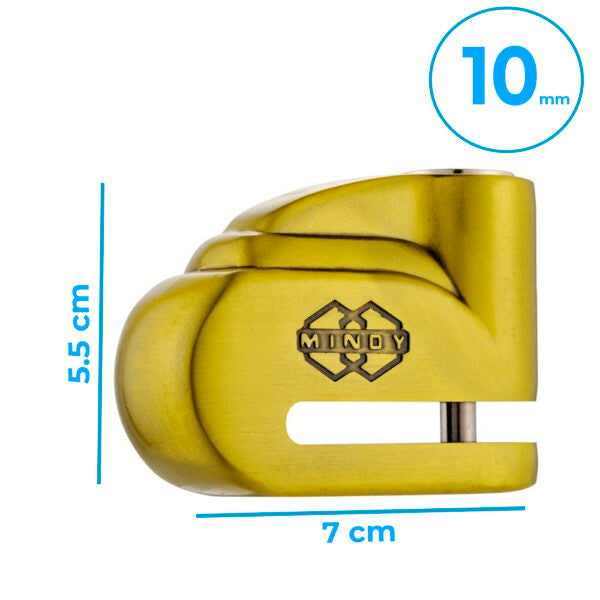 Candado Para Frenos De Disco De Acero Con Llave Cilíndrica