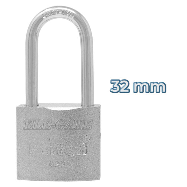 Candado De Hierro Con Gancho Largo 32Mm