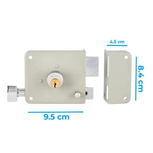 Cerradura Insta-Fácil Derecha Para Puertas De Hasta 40 Mm