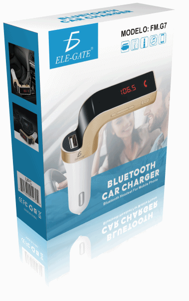 Bluetooth Transmisor Fm Auto Manos Libres Cargador Usb