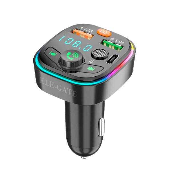 Transmisor Bluetooth Para Coche Bluetooth 5.0 Y Qc 3.0