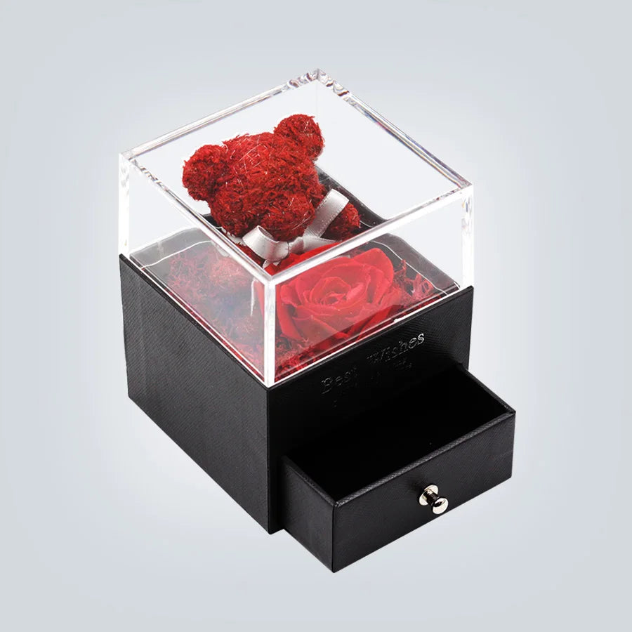 Flor de oso de musgo Real de peluche