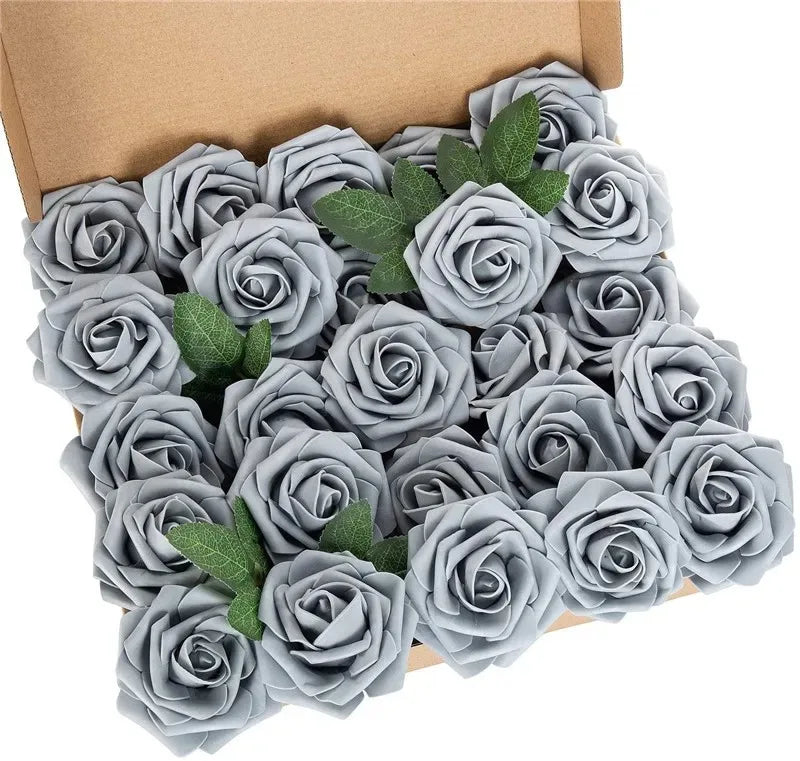 Flores artificiales de rosas