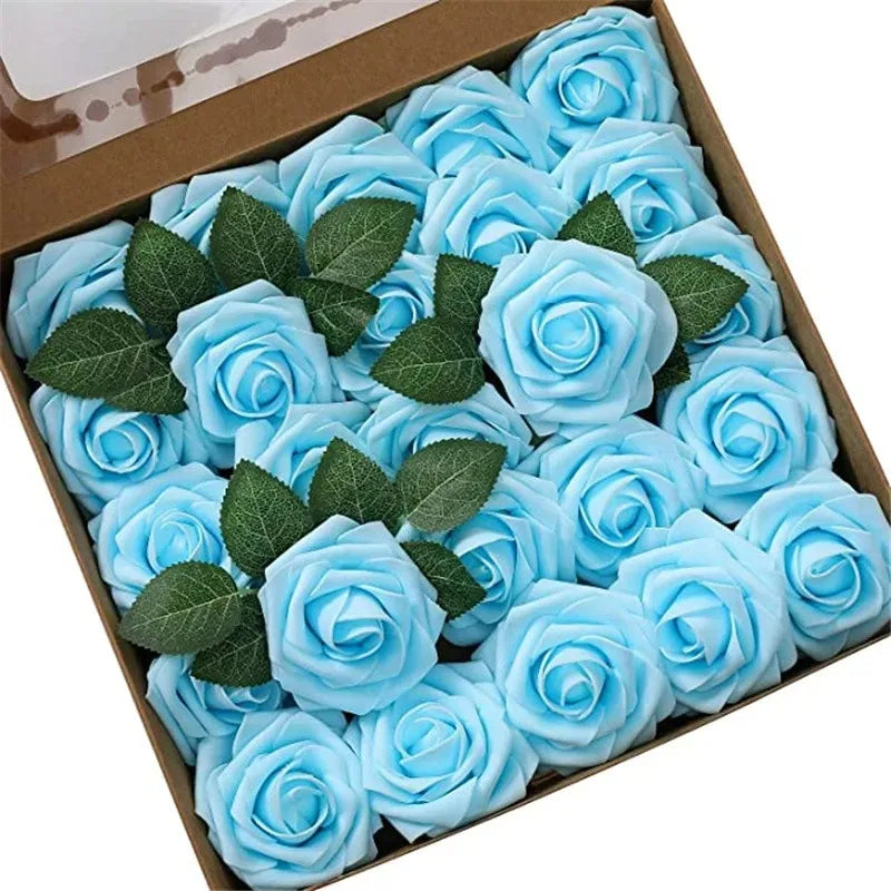 Flores artificiales de rosas