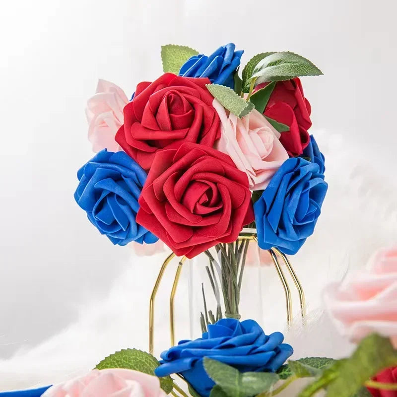 Flores artificiales de rosas