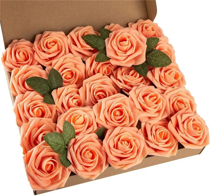 Flores artificiales de rosas