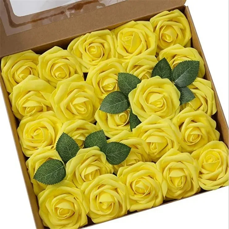 Flores artificiales de rosas